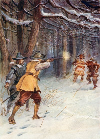 Illustration pour les jeunes pèlerins - Evelyn Stuart Hardy