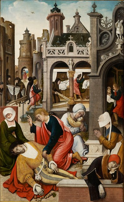 Scène de la vie de Saint Roch, 1517 - Everaert Orley