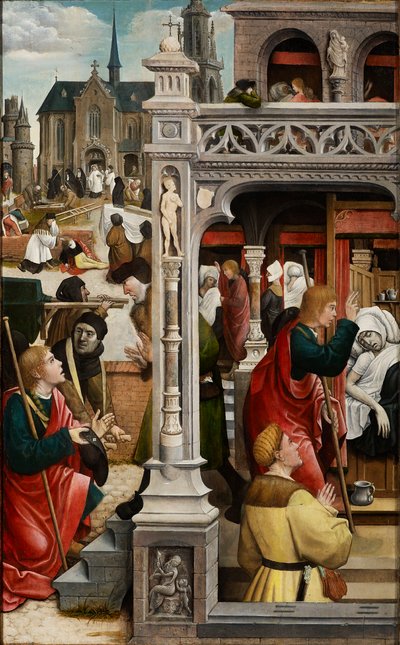 Scène de la vie de Saint Roch, 1517 - Everaert Orley