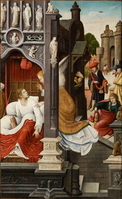 Scène de la vie de Saint Roch, 1517 - Everaert Orley