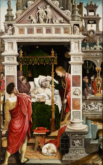 Scène de la vie de Saint Roch, 1517 - Everaert Orley