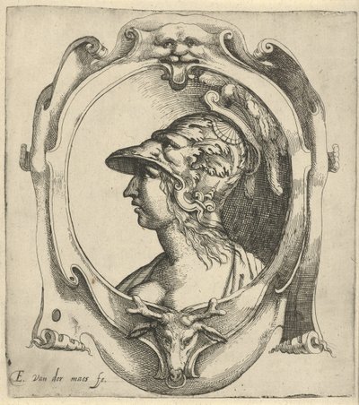 Buste de jeune femme avec casque - Everard Crynsz. van der Maes
