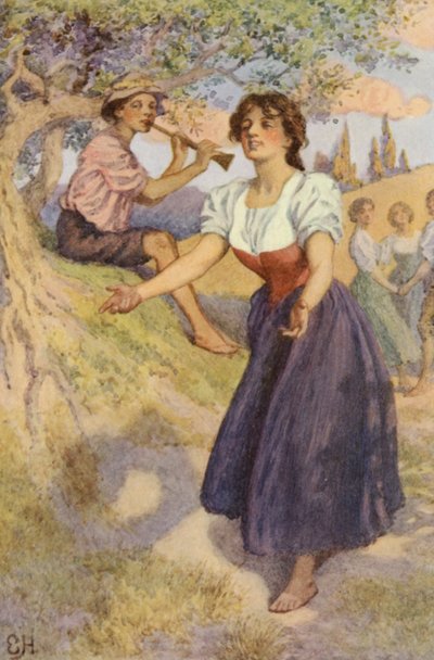 Illustration pour Un voyage sentimental de Laurence Sterne - Everard Hopkins