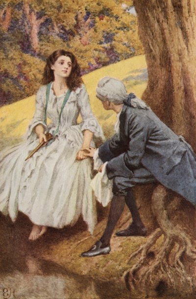 Illustration pour Un voyage sentimental de Laurence Sterne - Everard Hopkins