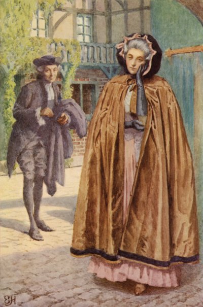 Illustration pour Un voyage sentimental de Laurence Sterne - Everard Hopkins