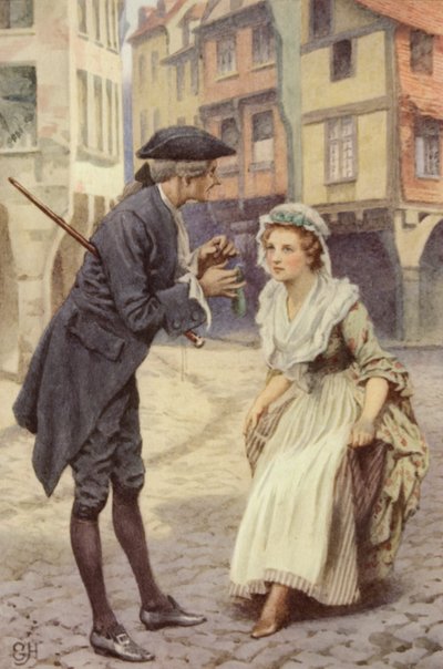 Illustration pour Un voyage sentimental de Laurence Sterne - Everard Hopkins