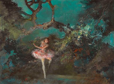Danseuse de ballet sur scène - Everett Shinn