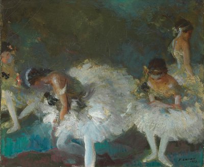 Danseurs en coulisses - Everett Shinn