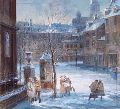 Scène de rue à Paris - Everett Shinn