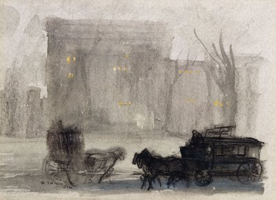Vue de New York - Washington Square - Everett Shinn