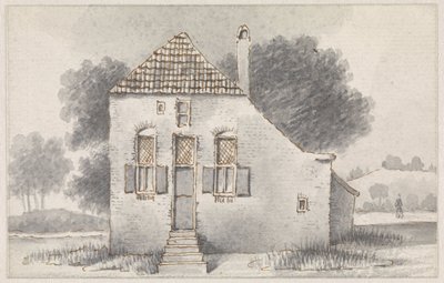 Maison à Zoelmond, vue frontale - Evert Doublet
