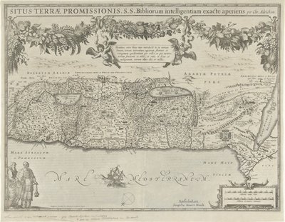Carte de la Terre Promise - Evert Simonsz Hamersvelt