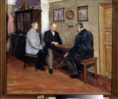 Les joueurs de dames - Evgeniy Iosipovich Bukovetsky