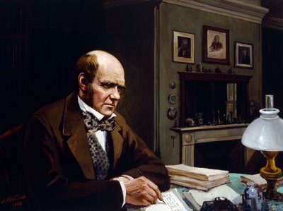 Darwin dans son étude - Evstafieff Evstafieff