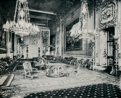 La grande salle de réception, Château de Windsor, vers 1899, 1901 - Eyre and Spottiswoode