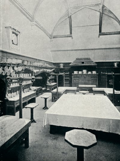 La cuisine royale au château de Windsor, vers 1899, 1901 - Eyre and Spottiswoode
