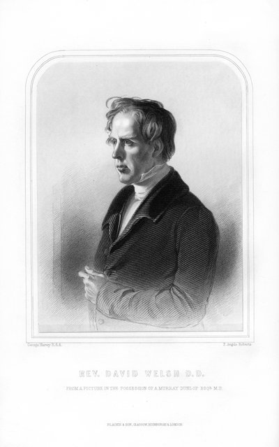 David Welsh, théologien et universitaire écossais, 1870 - FA Roberts