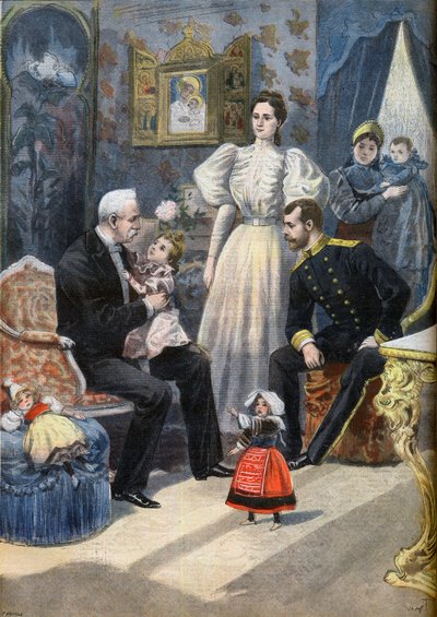 Visite du président anglais Felix Faure en Russie - F.L. & Tofani Oswaldo (1849 1915) Meaulle