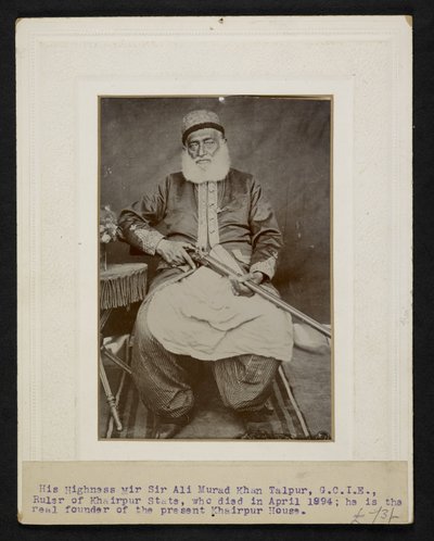 Sir Mir Ali Murad Khan Taipur III, souverain de l