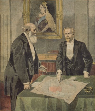Convention Anglo-Française signée à Londres par Paul Cambon, l