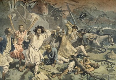 Cyclone à Mayotte, du Petit Journal, 27 mars 1898 - F.L. and Tofani, Oswaldo Meaulle