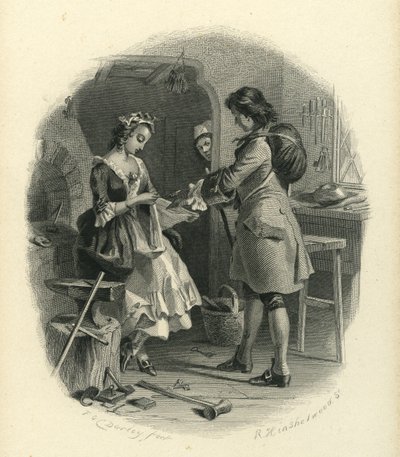 Barnaby Rudge : Dolly Varden et Joe Willet - F.O.C. and McRae, C. John Darley