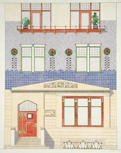 Conception pour la façade d