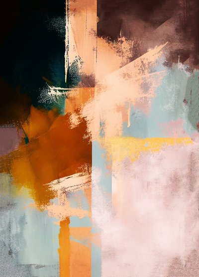 Fond Abstrait, Peinture à l