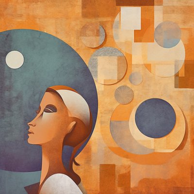 Peinture numérique abstraite d