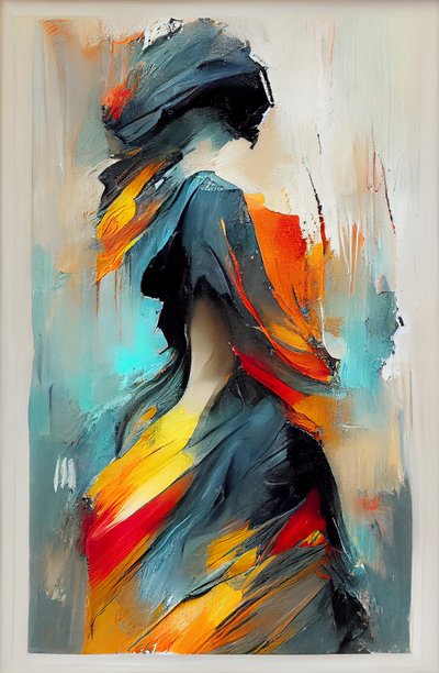 Peinture impressionniste abstraite d