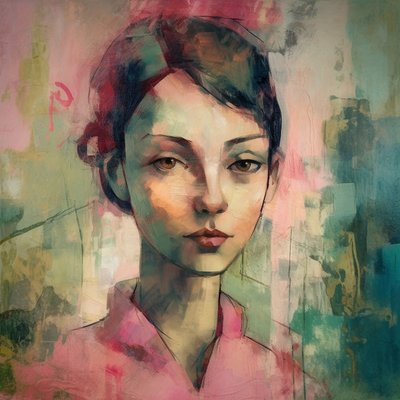 Portrait abstrait d