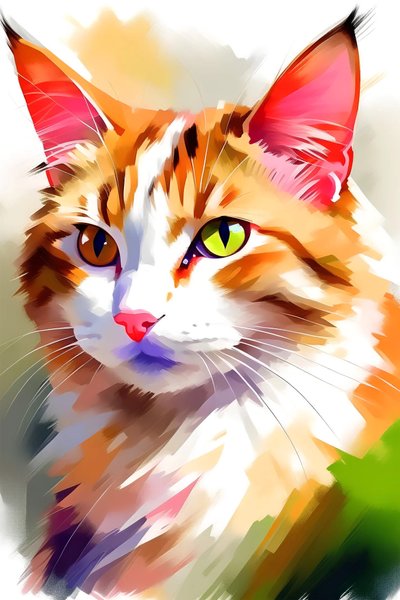 Portrait de chat mignon - F. Abderrahim