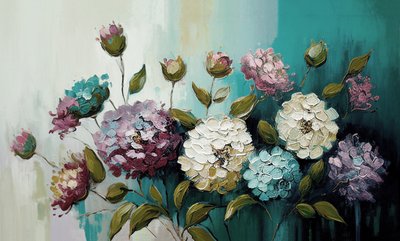 Nature morte florale - F. Abderrahim
