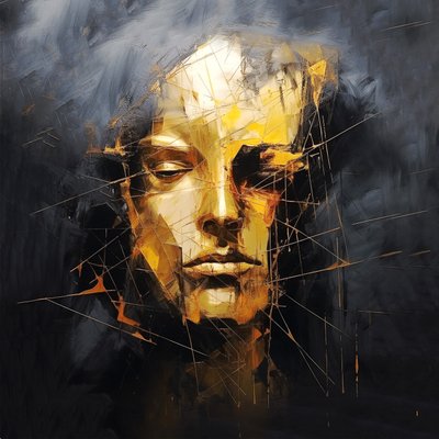 Portrait du visage d