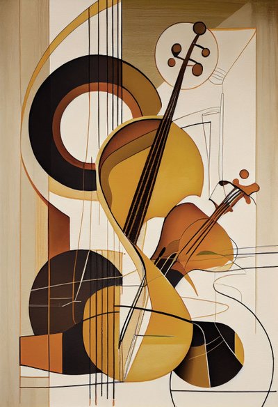 Musique abstraite, peinture à l
