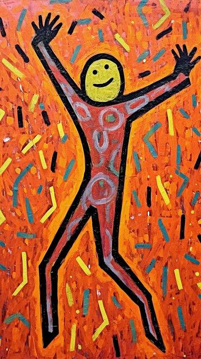 Peinture figurative naïve - F. Abderrahim