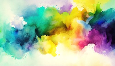 Aquarelle abstraite, peinture de fond colorée, impressions d