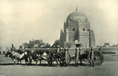 Artillerie de garnison indienne avec batterie lourde 40-pr. Équipement M.L. - Ordre de forage Khaki, 1901 - F. Bremner