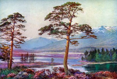 Sur le Loch Tulla, Black Mount, Argyllshire, Écosse, 1924-1926 - F. C. Varley