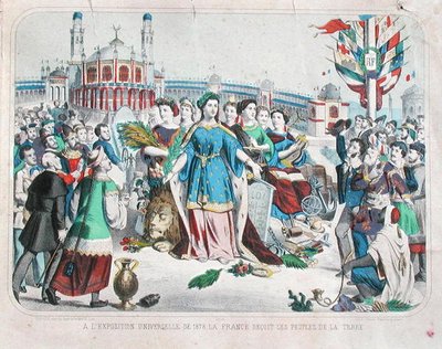 La France recevant les peuples du monde à l