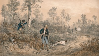 Chasses à Tir, Battue en Forêt - F Grenier