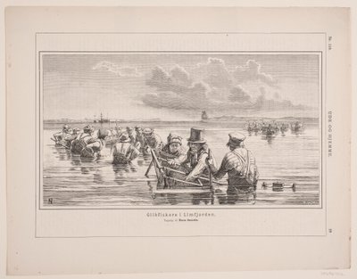 Pêcheurs de poissons-globes dans le Limfjord - F. Hendriksen