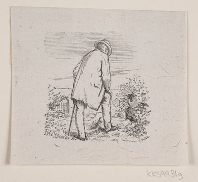 Illustration pour "Les Dernières Heures," poème de H. J. Greensteen - F. Hendriksen