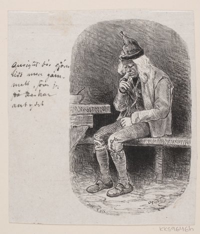 Illustration de "Le septième père dans la maison" - F. Hendriksen