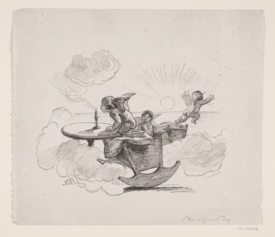Illustration de Grundtvig : "Le jour béni" - F. Hendriksen