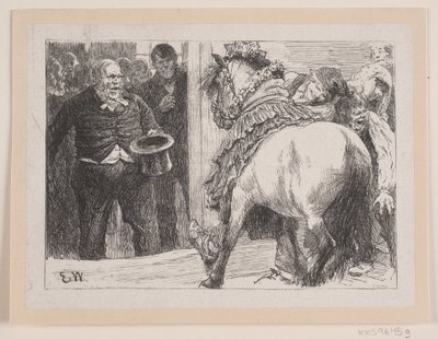 Illustration pour "Herremandsbruden" - F. Hendriksen