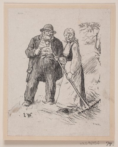 Illustration pour "Herremandsbruden" - F. Hendriksen