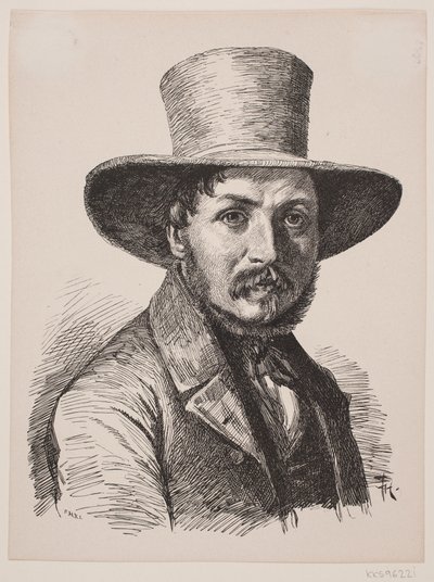 Portrait de Christen Købke - F. Hendriksen