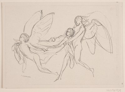 Esquisse pour un relief funéraire - F. Hendriksen