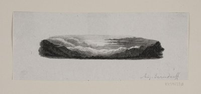 Vignet. Montagnes enneigées - F. Hendriksen